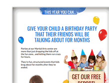 Tablet Screenshot of kidsbirthdaypartiesrichmondbc.com